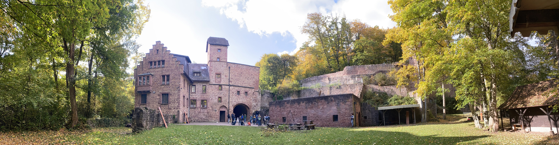 Die Burg Steinegg und ihre mutigen Ritter auf der Junsgcharfreizeit
