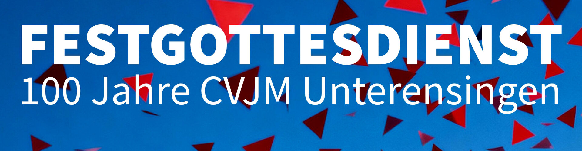 Festgottesdienst am 26. April um 10.00 Uhr